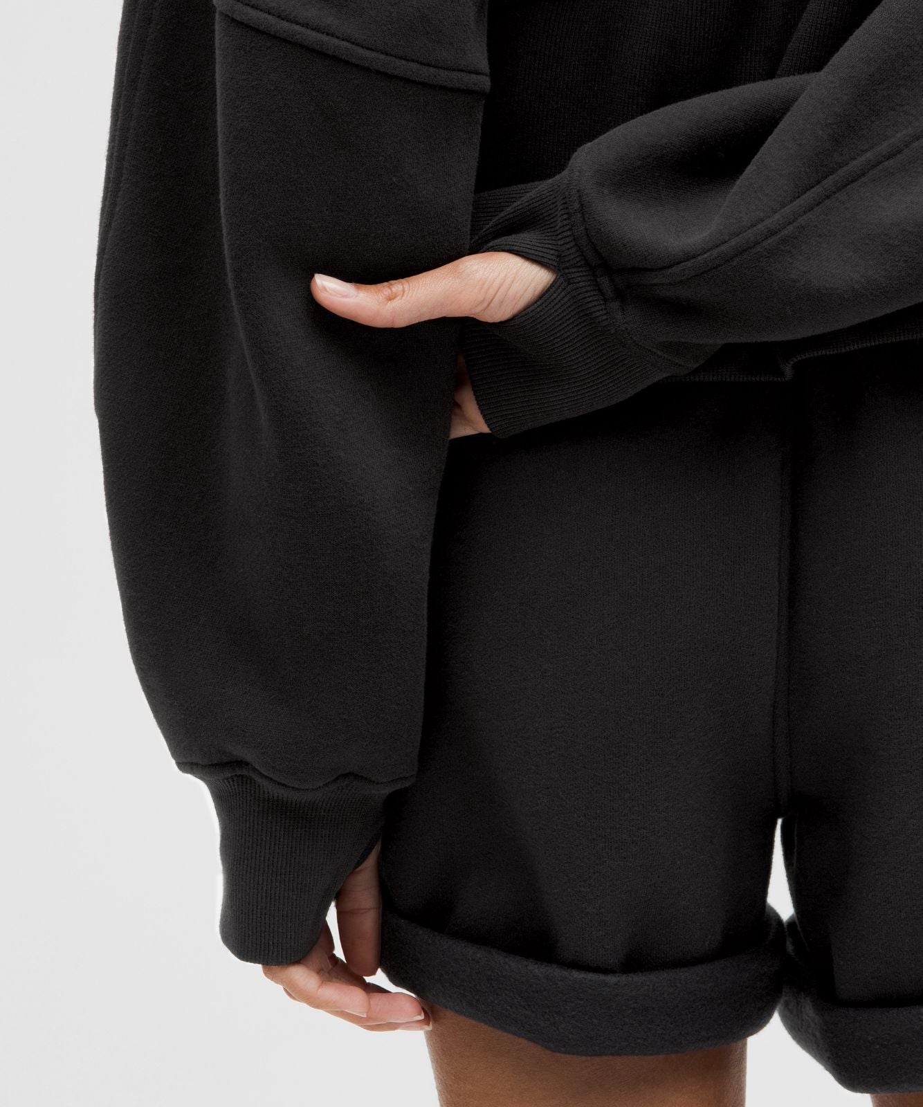 Sweat à capuche zippé Scuba Oversized