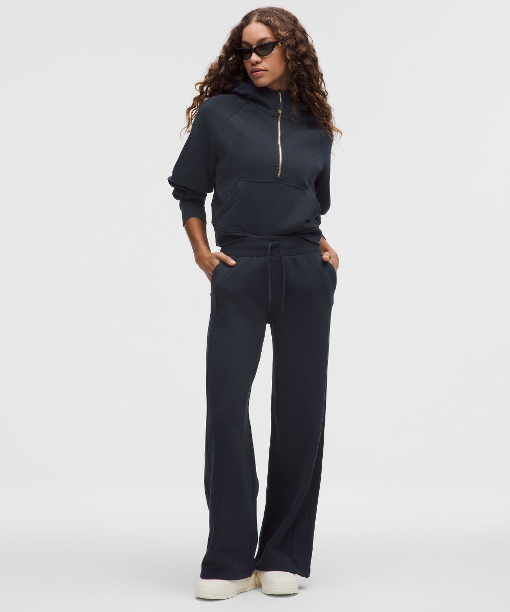 Sweat à capuche Scuba Oversized demi-zippé