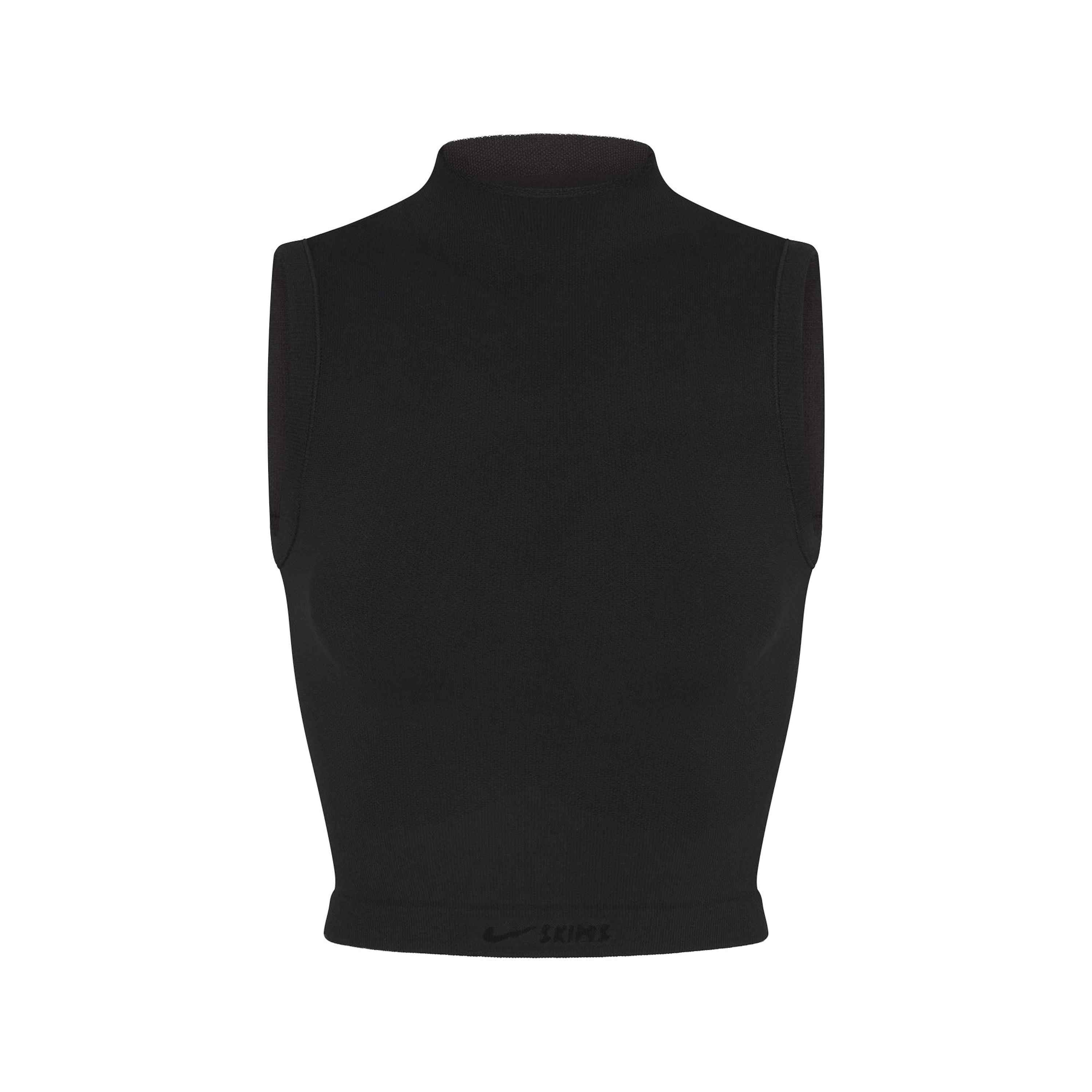 MOCK NECK BRA TOP