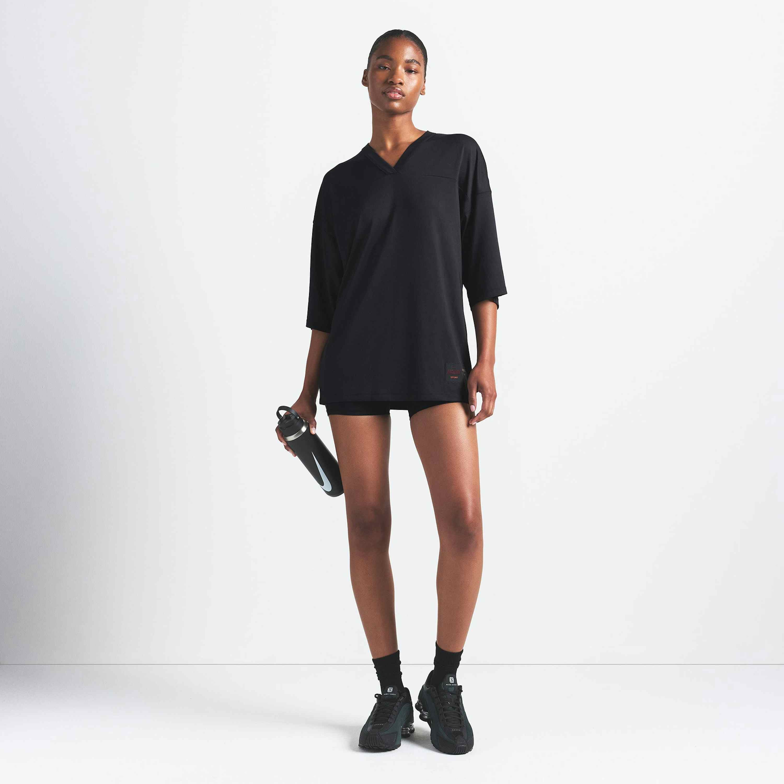 V-NECK OVERSIZED TOP