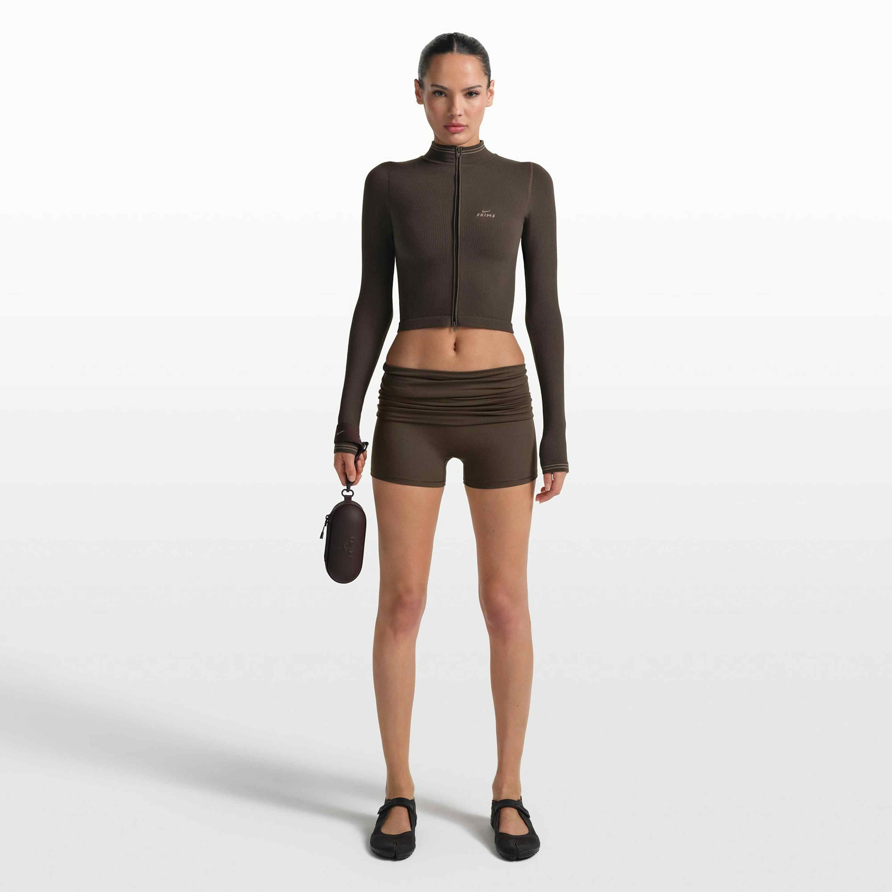 ZIP UP CROP JACKET