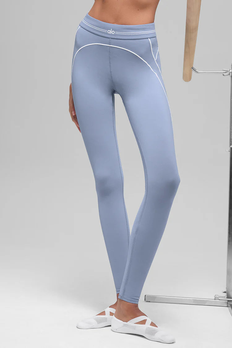 Airbrush High-Waist Heart Throb Legging - Candy Heart Pink/White