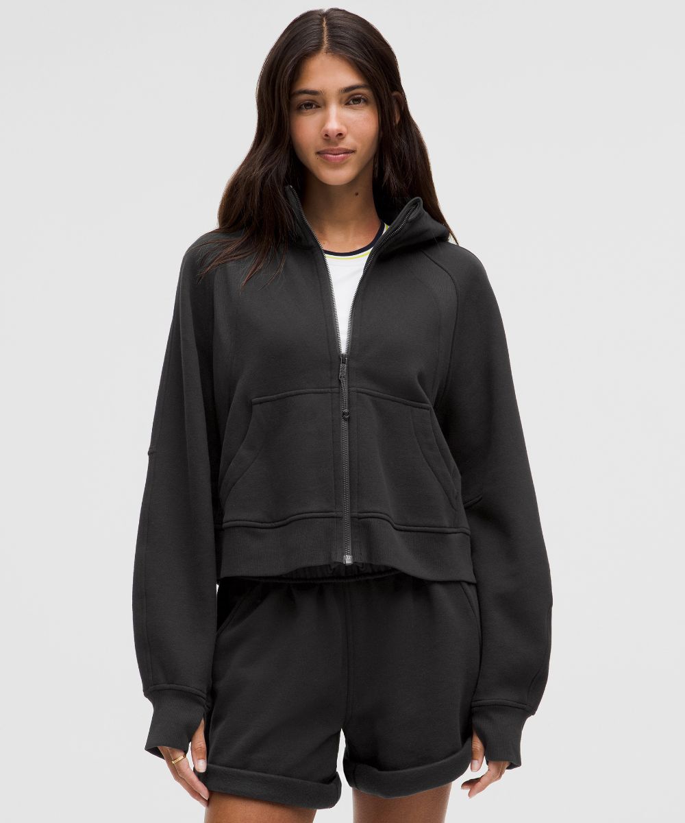 Sweat à capuche zippé Scuba Oversized