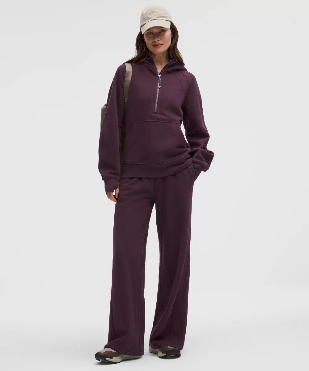 Pantalon Scuba large taille mi-haute  Standard