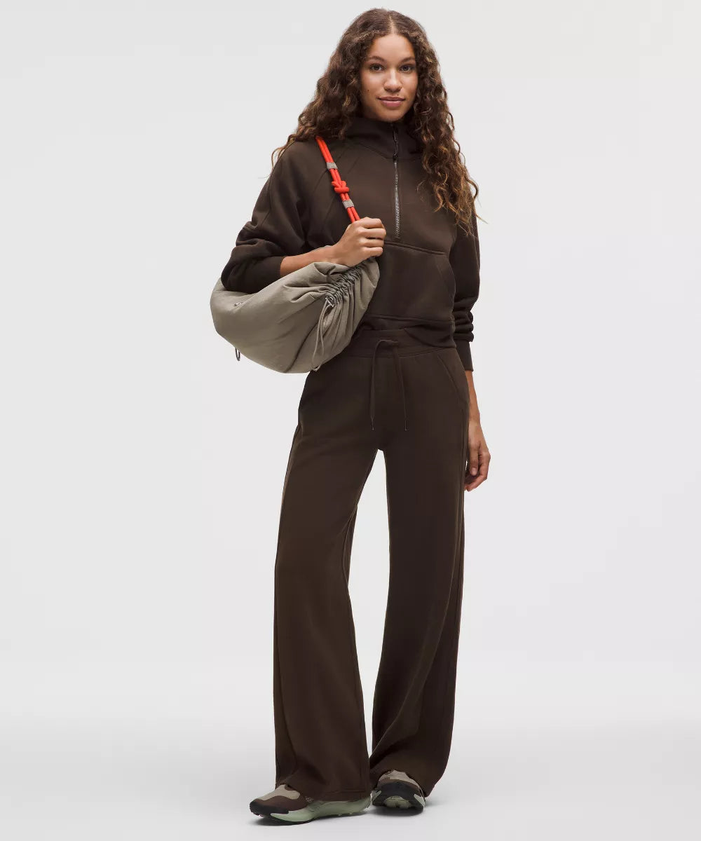Pantalon Scuba large taille mi-haute  Standard