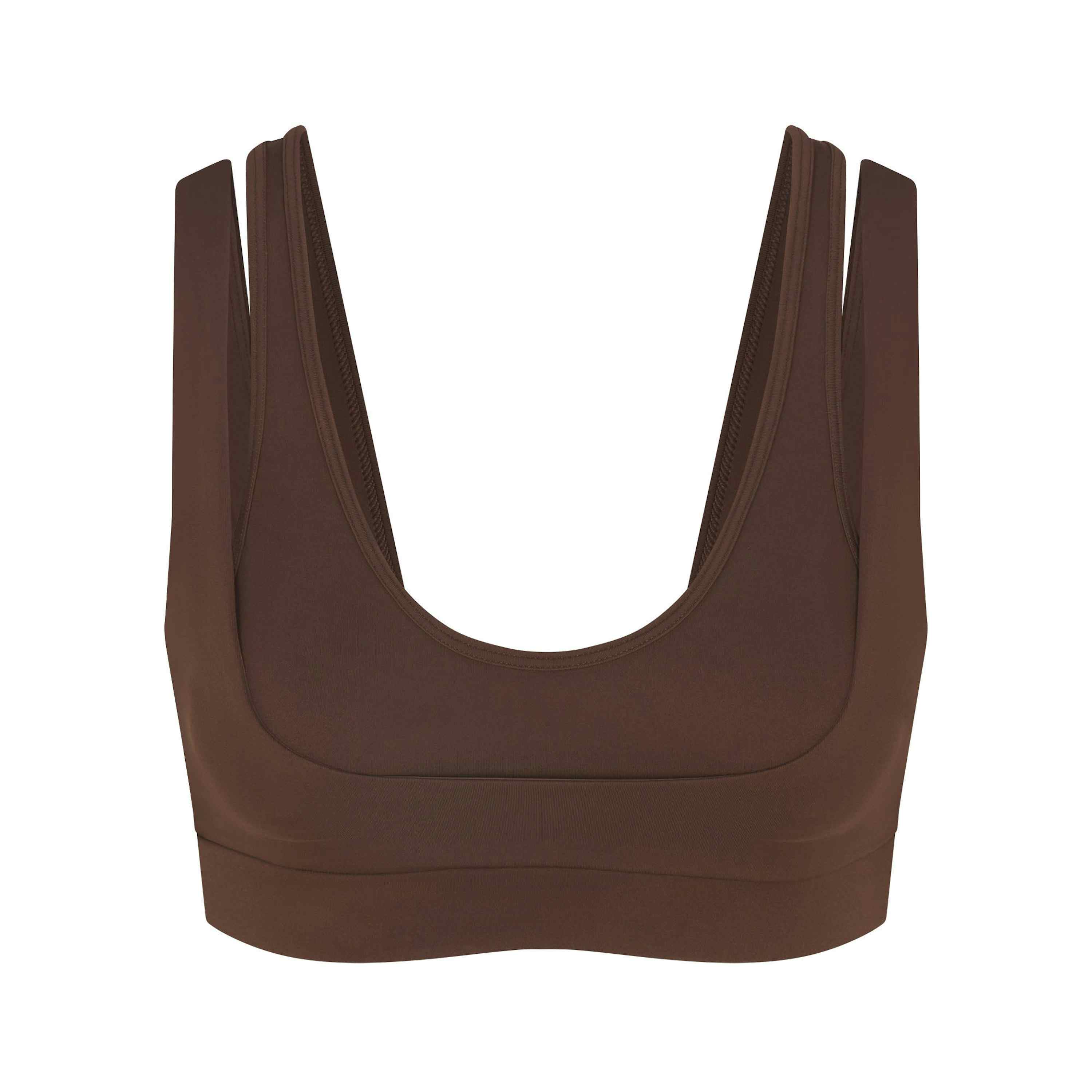 DOUBLE STRAP SCOOP BRA