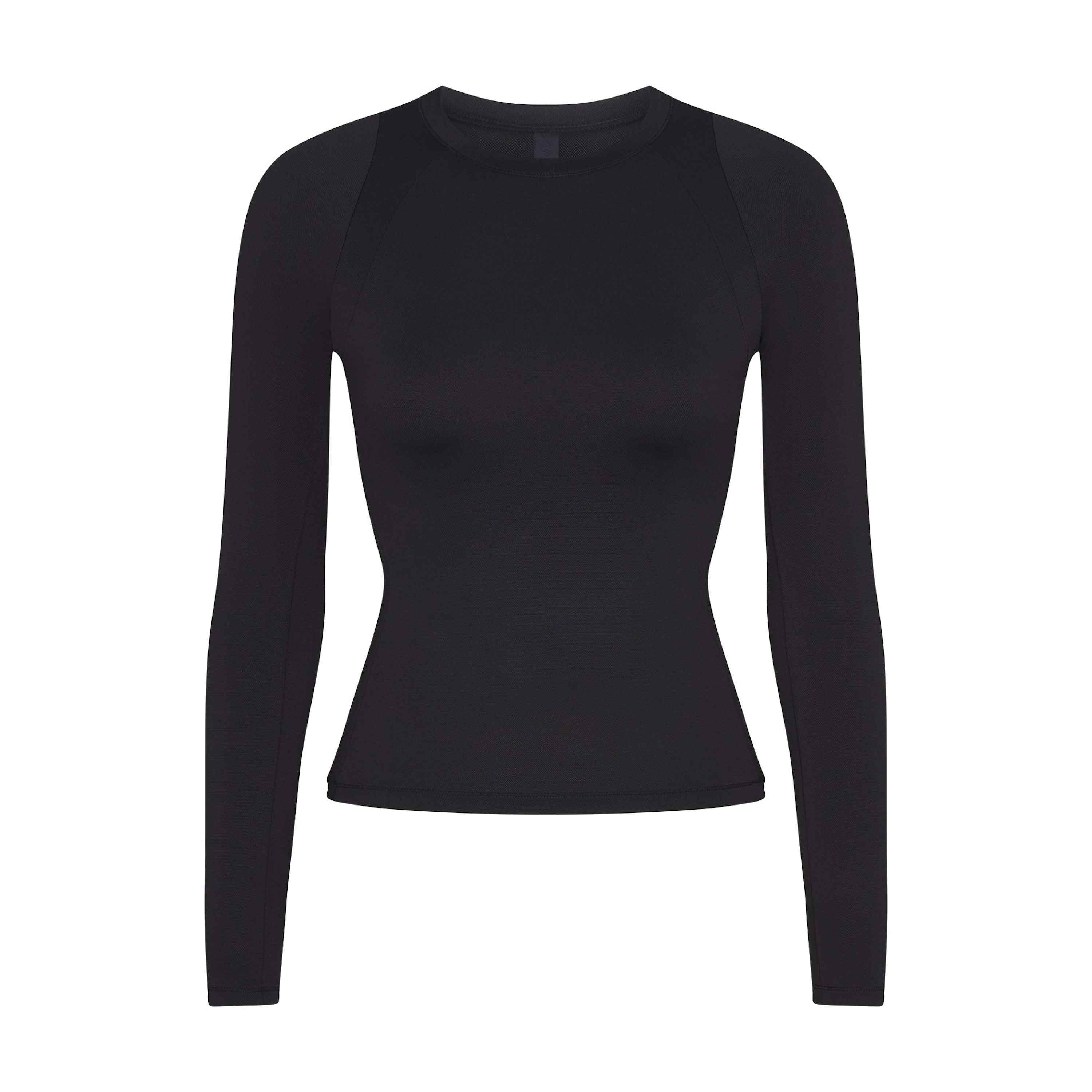 LONG SLEEVE CREW NECK TOP