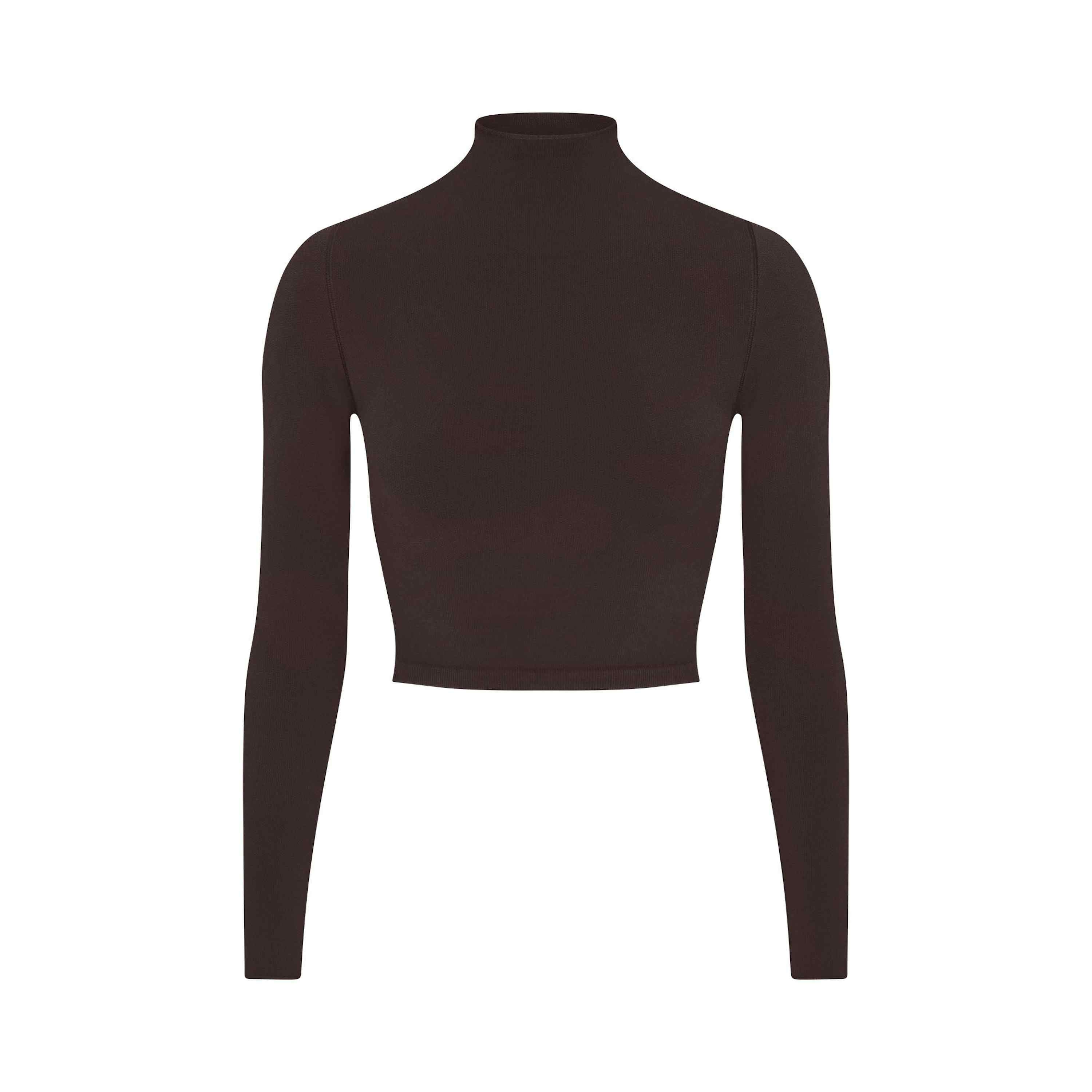 MOCK NECK CROP TOP
